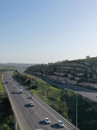 תמונה של נוף הכביש